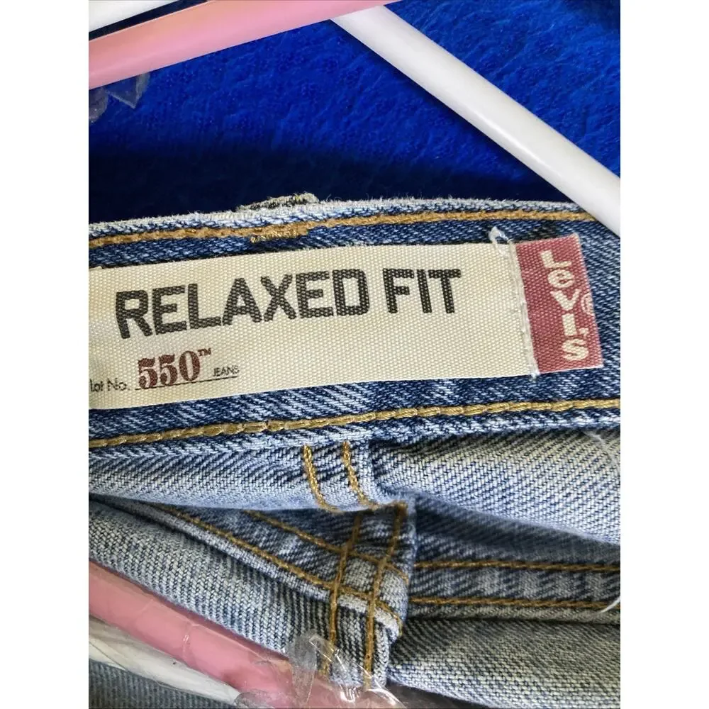 Vintage Levi's 550 Jeans Men's 33x 32 Relaxed Fit Tapered 90s